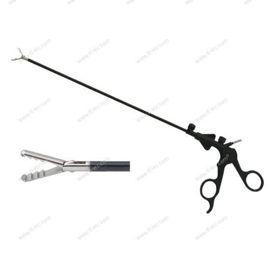 Laparoscopic surgical instrument gripper (inverted teeth) 5MMX330MM